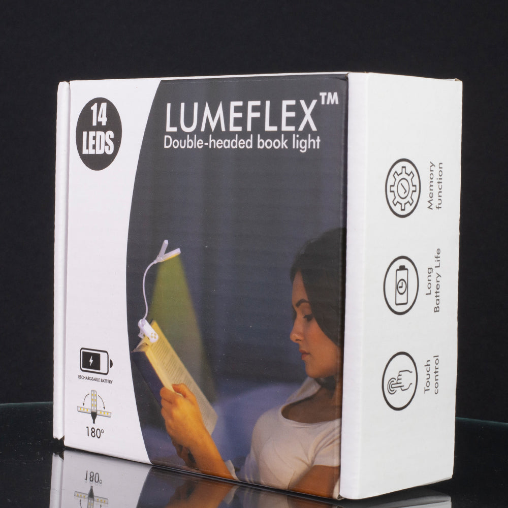 Dvojhlavá lampa na čítanie Lumeflex 34 