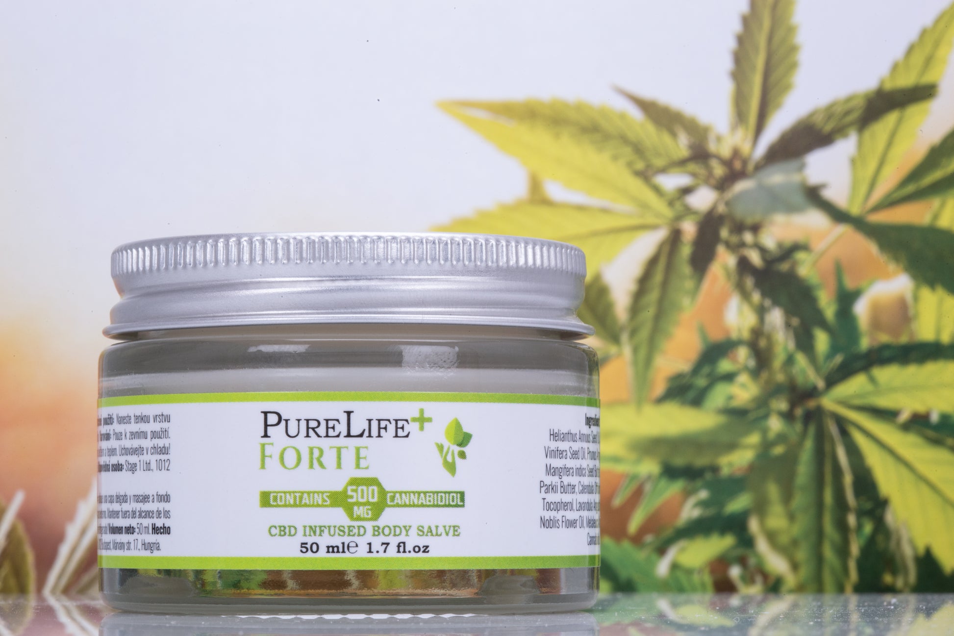 PURE LIFE FORTE RAPID CBD regeneračný krém, 500 mg 2 