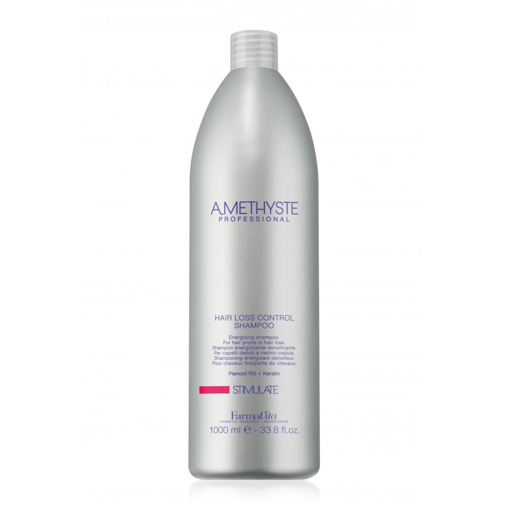 Amethyste Stimulačný Šampón proti Vypadávaniu Vlasov, 1000 ml + Darčekový dávkovač