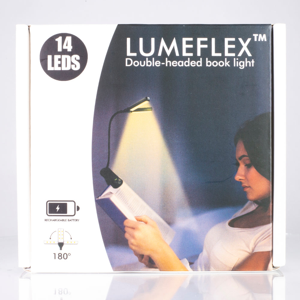 Dvojhlavá lampa na čítanie Lumeflex 8 