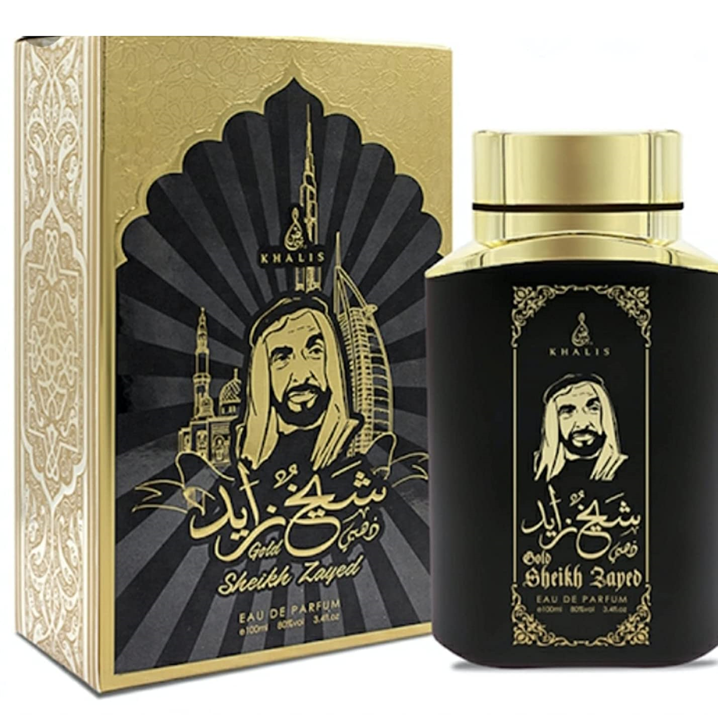 100 ml Eau de Perfume SHEIKH ZAYED GOLD Korenistá Drevitá Vôňa pre Mužov 1 